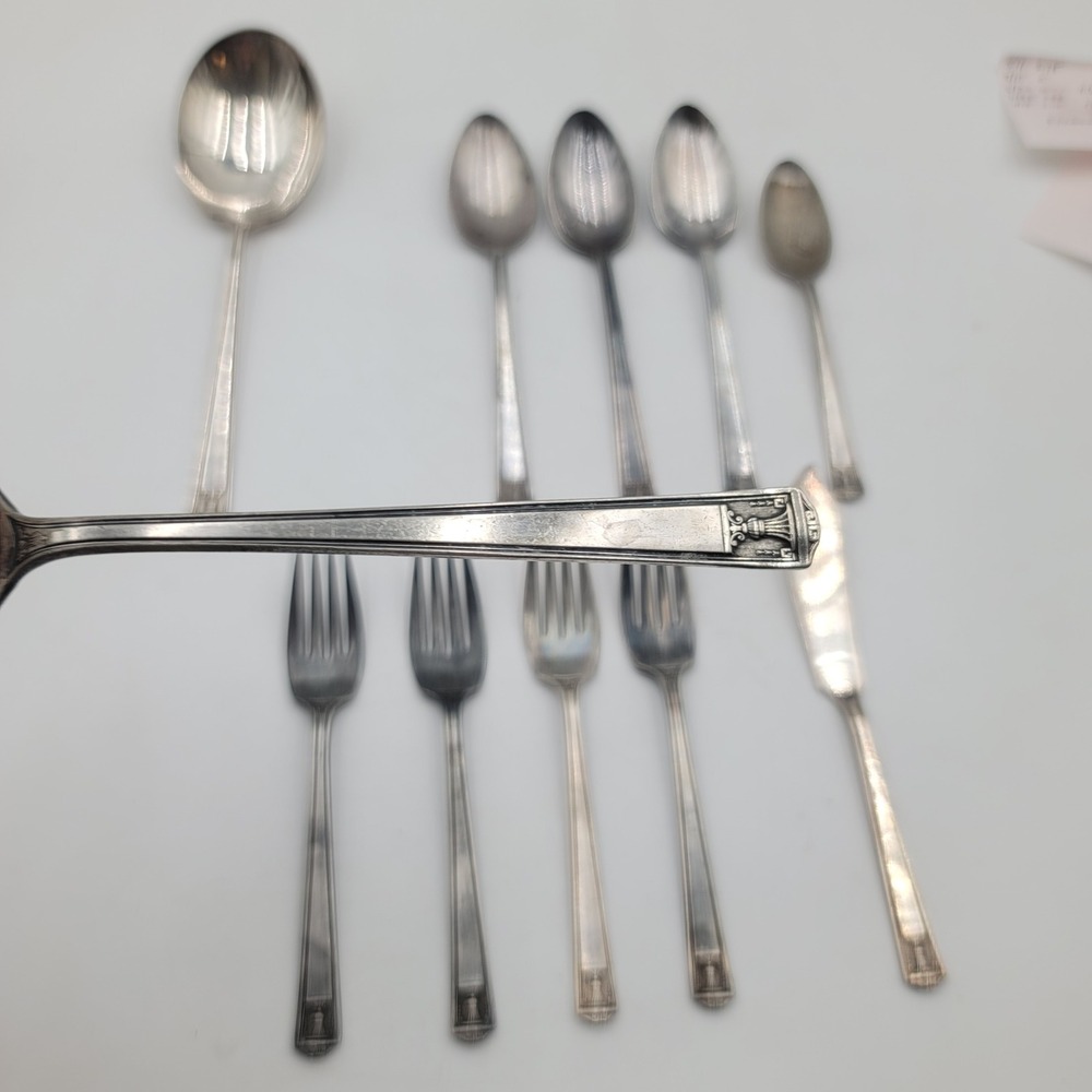 11pc VTG Holmes & Edwards Century Silver Flatware Set Silverplate